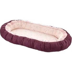 Baby nest cu 2 fete BabyJem Luxury Between Parents FucsiaPink
