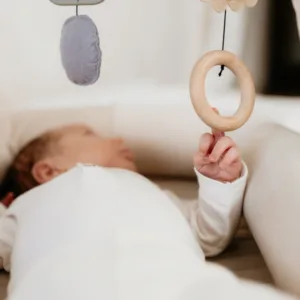 Baby nest modular cu arcada de jucarii 3in1 pink Sleepee