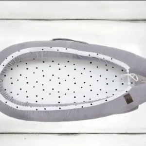 Baby nest velvet premium Royal Baby gri Sleepee