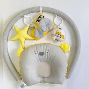 Babynest Plush MyKids 0119 Cars Yellow