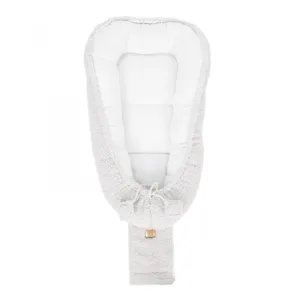 Babynest pentru bebelusi MeowBaby bearly white