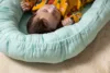 Babynest turquoise uni