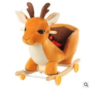 Balansoar 2 in 1 Caprioara cu roti si muzica