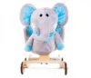 Balansoar copii 2in1 Doris Elefantel Albastru din plus cu roti si scaunel