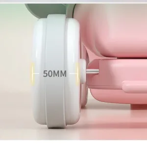Balansoar 3 in 1 Nichiduta Garden Pink transformabil in vehicul fara pedale cu maner parental