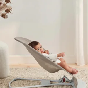 Balansoar Balance Soft Grey BeigeWhite Mesh Baby Bjorn