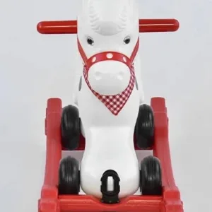 Balansoar calut Midi cu roti si melodii Red