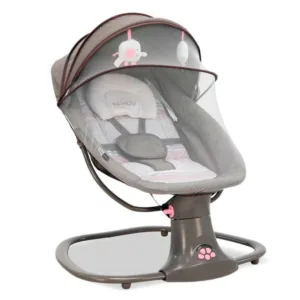 Balansoar electric Khalo pentru copii culoare maro