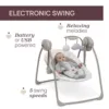 Balansoar electronic muzical pentru bebelusi Chicco SwingPlay Vanilla 0 luni+