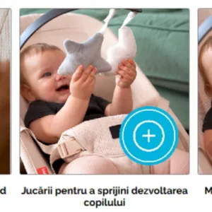 Balansoar ergonomic pentru copii Kidnort Moln Bej