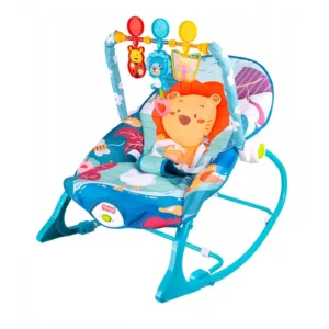 Balansoar multifunctional cu sunete si vibratii Blue Lion