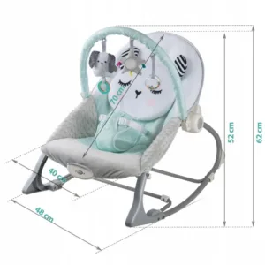 Balansoar multifunctional cu vibratii si arcada cu jucarii