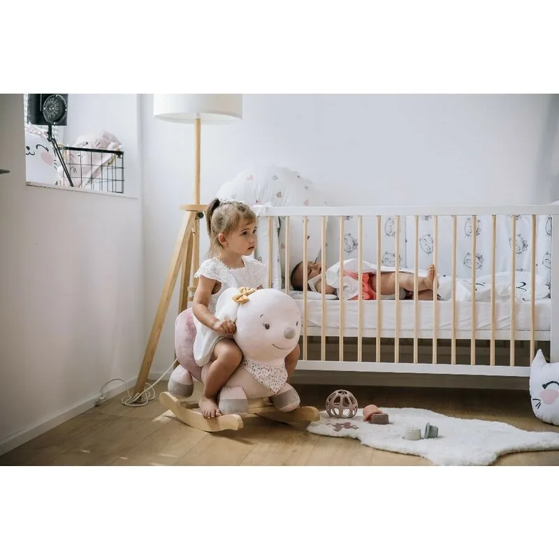 Balansoar pentru copii Free2Play Zoe the Mouse Pink