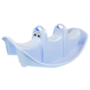 Balansoar pentru copii Mochtoys albastru cu doua locuri