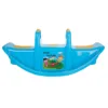 Balansoar pentru copii Pilsan Star Seesaw Blue cu manere de sustinere
