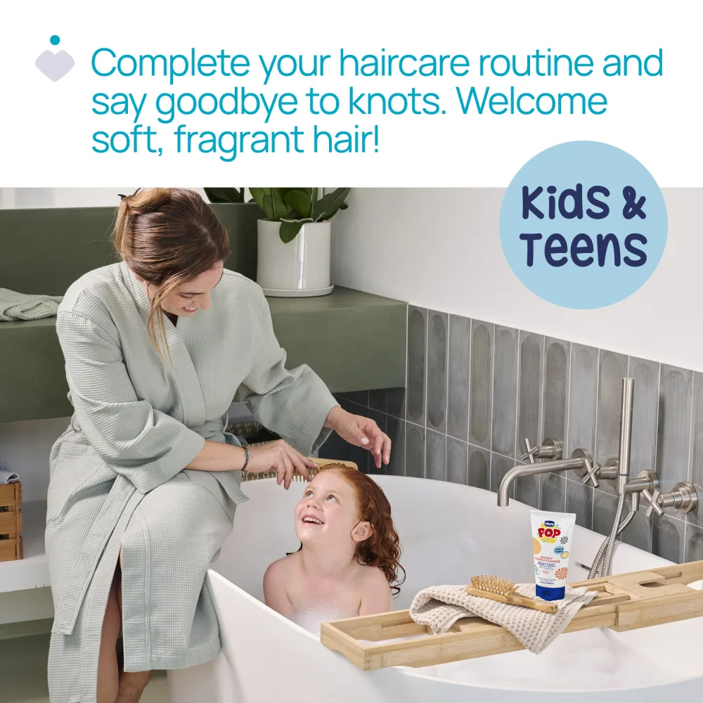 Balsam pentru un par stralucitor Chicco POP cu aroma de prajitura cu vanilie