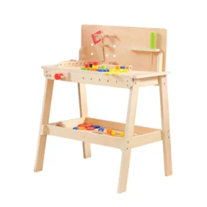 Banc de lucru natur accesorizat