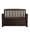 Banca cu spatiu de depozitare Ketter Patio 138.6 x 63.5 cm Maro