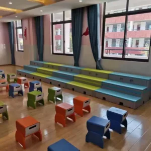 Bancuta modulara multifunctionala Nichiduta Garden Step Stool Green 123 x 122 x 62 cm