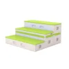 Bancuta modulara pentru gradinita Nichiduta Garden Step Stool Green 123 x 122 x 62 cm