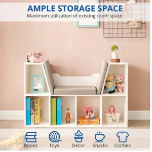 Bancuta multifunctionala Ginger Home Cozy Castle BrownWhite