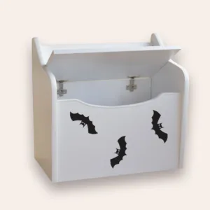 Bancuta pentru copii cu spatiu de depozitare Batman Alb