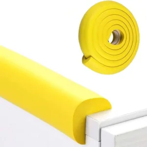 Banda protectie mobilier pentru copii Car Boy Safety Galben lamaie 90 cm din spuma 24x900x22x6 cm