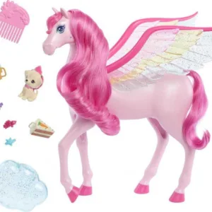 Barbie a Touch of Magic Pegas cu efecte de sunet si lumini