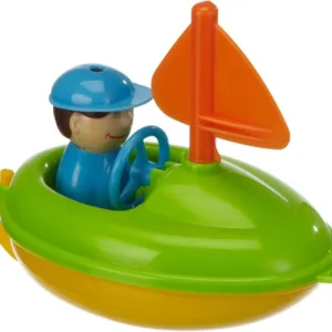 Barca cu vele din plastic pentru copii