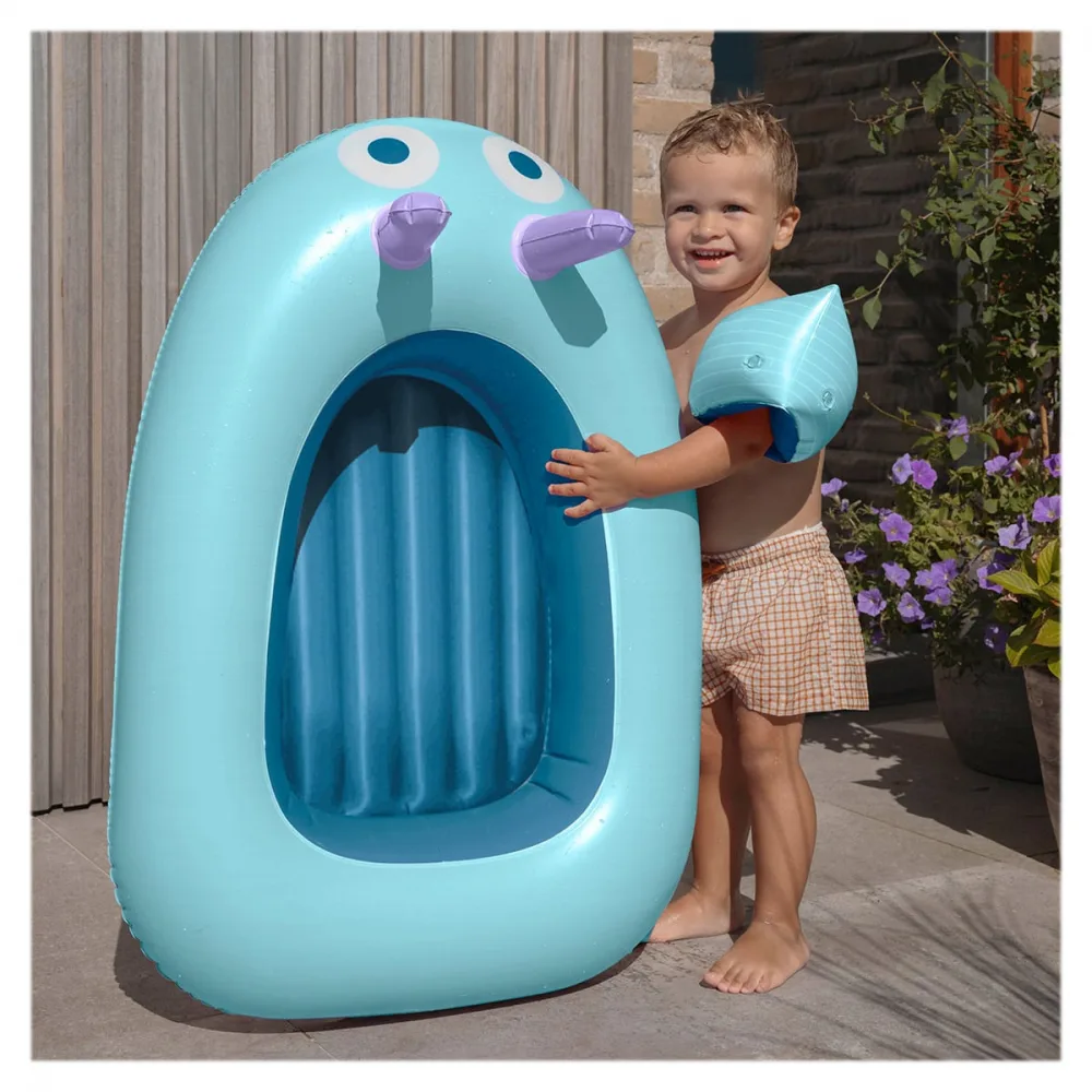 Barcuta gonflabila Quut Toys Albastru