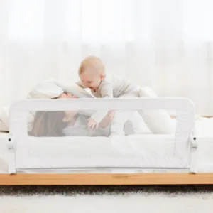 Bariera de protectie BabyJem Alb 120 x 48