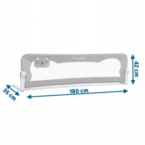 Bariera de protectie pentru pat copii 180 x 35 x 42 cm