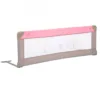 Bariera de protectie pentru pat copii Cangaroo Bed Rail Pink