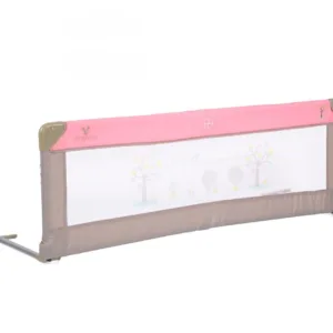 Bariera de protectie pentru pat copii Cangaroo Bed Rail Pink