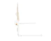 Bariera de protectie pentru pat copii KikkaBoo I am Safe Beige 102 cm