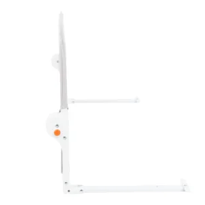 Bariera de protectie pentru pat copii KikkaBoo I am Safe Grey 150 cm