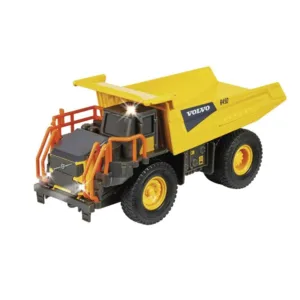 Basculanta metalica Majorette Volvo Rigid Hauler cu lumini si sunete 20 cm