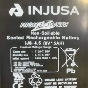 Baterie reincarcabila Injusa 6V 4
