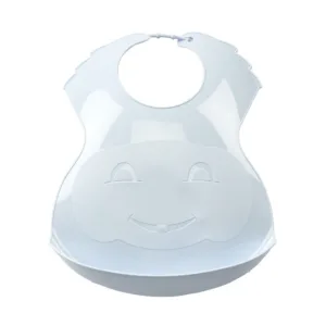 Baveta Thermobaby din plastic moale Baby Blue