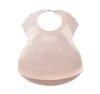 Baveta Thermobaby din plastic moale Roz Pudra