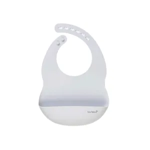 Baveta ajustabila din silicon cu buzunar Nordic grey