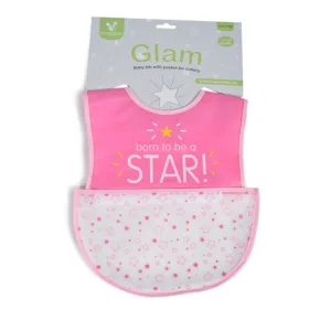 Baveta cu buzunar Cangaroo Glam Pink