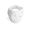 Baveta cu doua fete tip esarfa BabyJem Scarf White Stars