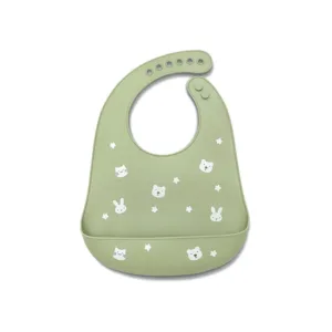 Baveta de silicon Lorelli Natural Verde