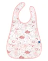 Baveta impermeabila cu buzunar KikkaBoo Flamingo Pink