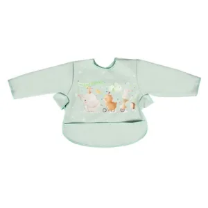 Baveta impermeabila cu maneci lungi Animal Parade de la 12 luni