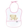 Baveta impermeabila pentru copii BabyJem Small Pink