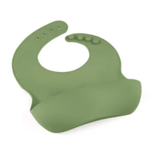 Baveta moale PetiteMars Sweet Pea Verde TakeMatch