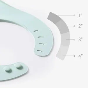 Baveta Little Mom Stylish Baby Bib Blue moale