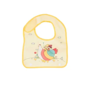 Baveta pentru bebelusi Chipolino Happy Meal Yellow